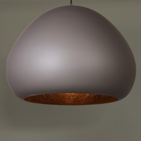 unikalna oprawa Sigma LAVA lampa wisząca 41081 kolor taupe-czarny 1 x E27 15W Led