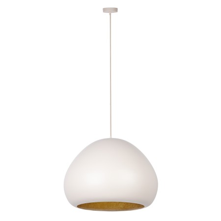 urokliwa oprawa Sigma LAVA lampa wisząca 41082 kolor beżowy-złoty 1 x E27 15W Led