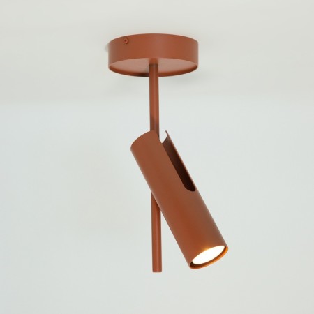 wdzięczna oprawa Sigma LEDA plafon-spot-kinkiet 41142 kolor ceglany 1xGU10 10W led