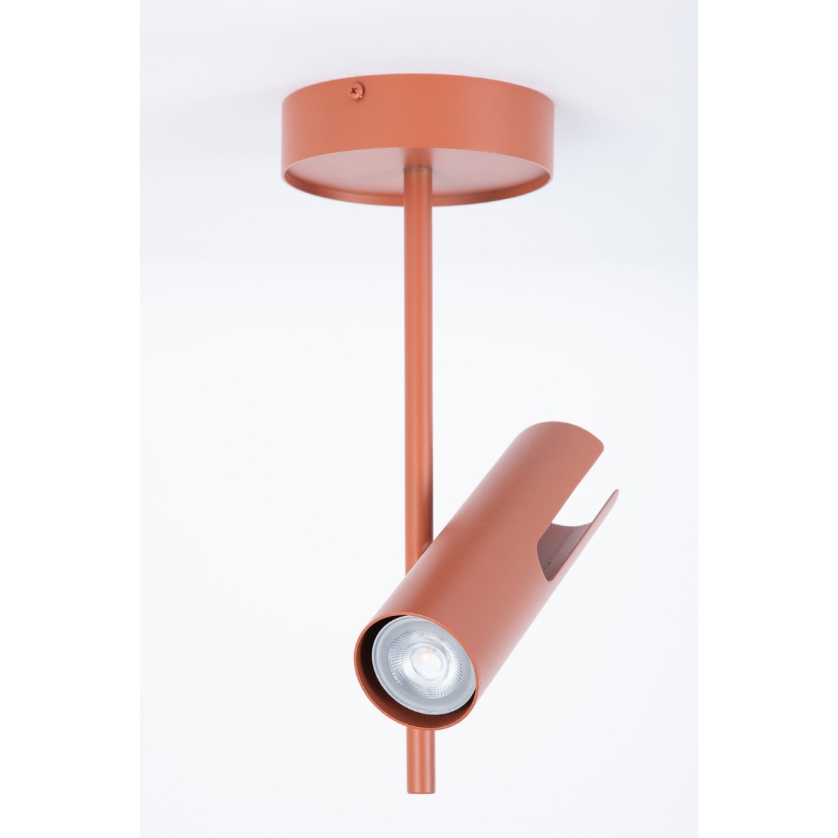 wdzięczna oprawa Sigma LEDA plafon-spot-kinkiet 41142 kolor ceglany 1xGU10 10W led