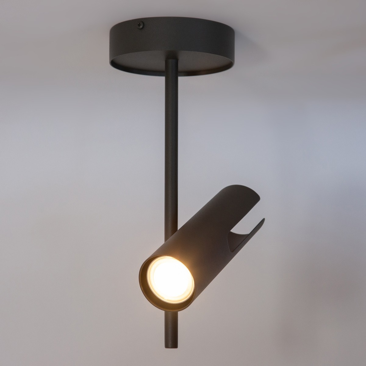 zachwycająca oprawa Sigma LEDA plafon-spot-kinkiet 41145 kolor ciemna oliwka 1xGU10 10W led