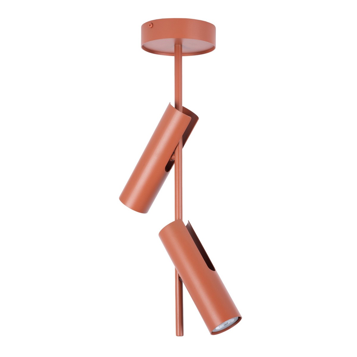 atrakcyjna oprawa Sigma LEDA plafon-spot- kinkiet 41147 kolor ceglany 2xGU10 10W led