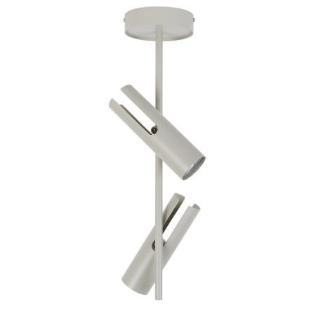 charakterystyczna oprawa Sigma LEDA plafon-spot 41148 kolor szary beż 2xGU10 10W led