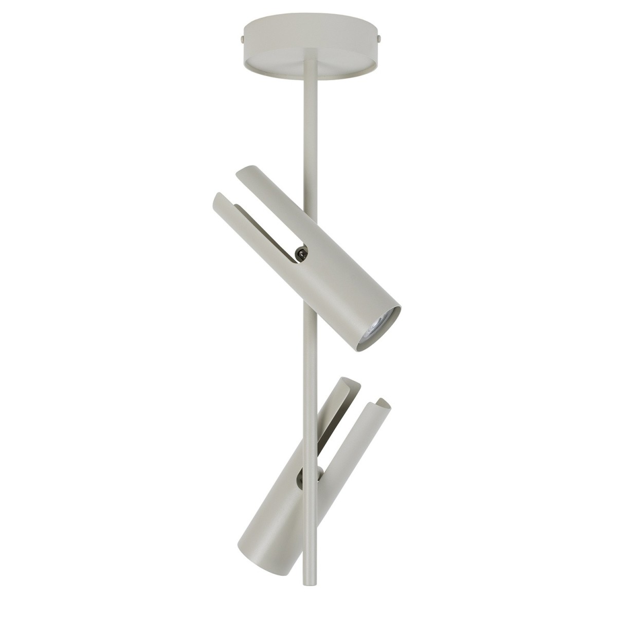 charakterystyczna oprawa Sigma LEDA plafon-spot 41148 kolor szary beż 2xGU10 10W led