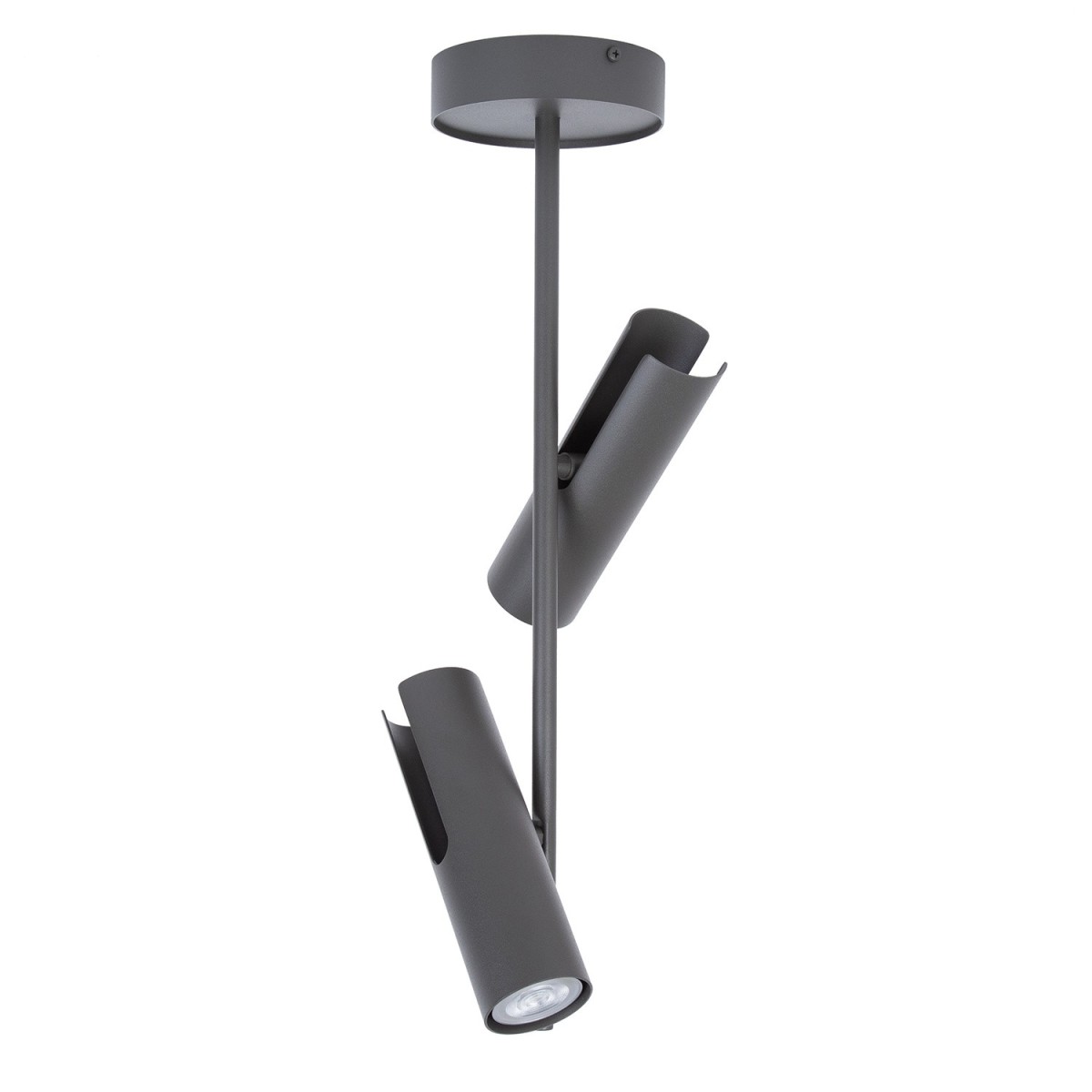 delikatna oprawa Sigma LEDA plafon-spot 41150 kolor ciemna oliwka 2xGU10 10W led