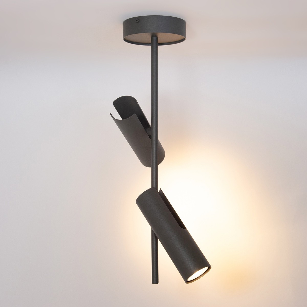 delikatna oprawa Sigma LEDA plafon-spot 41150 kolor ciemna oliwka 2xGU10 10W led