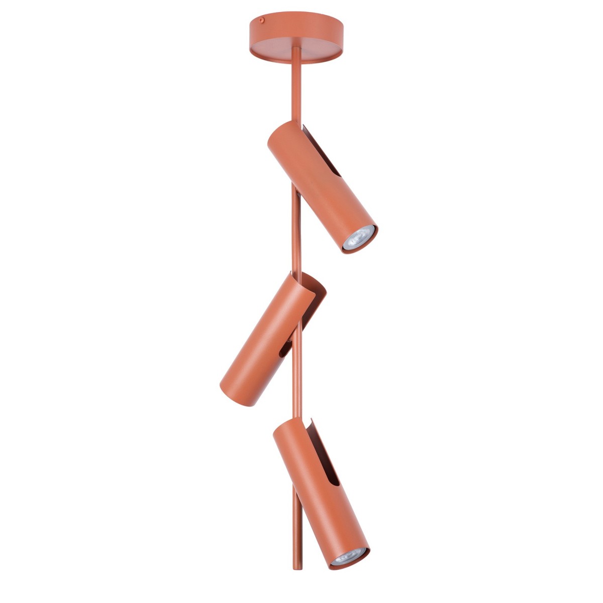 efektowna oprawa Sigma LEDA plafon-spot 41152 kolor ceglany 3xGU10 10W led