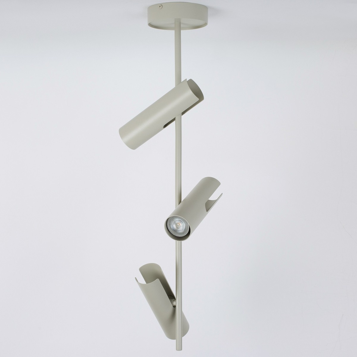 efektowna oprawa Sigma LEDA plafon-spot 41153 kolor szary beż 3xGU10 10W led