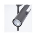 elegancka oprawa Sigma LEDA plafon-spot 41155 kolor ciemna oliwka 3xGU10 10W led