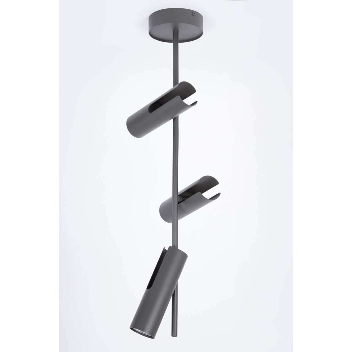 elegancka oprawa Sigma LEDA plafon-spot 41155 kolor ciemna oliwka 3xGU10 10W led