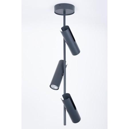 elegancka oprawa Sigma LEDA plafon-spot 41156 kolor grafit 3xGU10 10W led