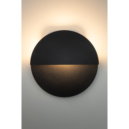 harmonijna oprawa Sigma LUNA kinkiet 40858 kolor czarny WBUDOWANY MODUŁ LED 7W 3000K- OK 350 lumenów