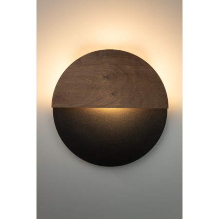 oryginalna oprawa Sigma LUNA kinkiet 40864 kolor czarny- venge WBUDOWANY MODUŁ LED 7W 3000K- OK 350 lumenów