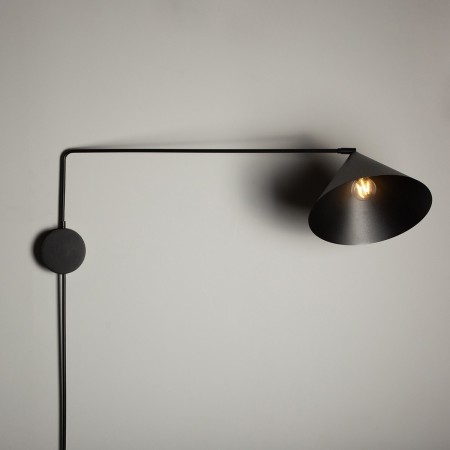 przyjemna dla oka oprawa Sigma MAGIC kinkiet 40927 kolor czarny 1 x E27 15W Led