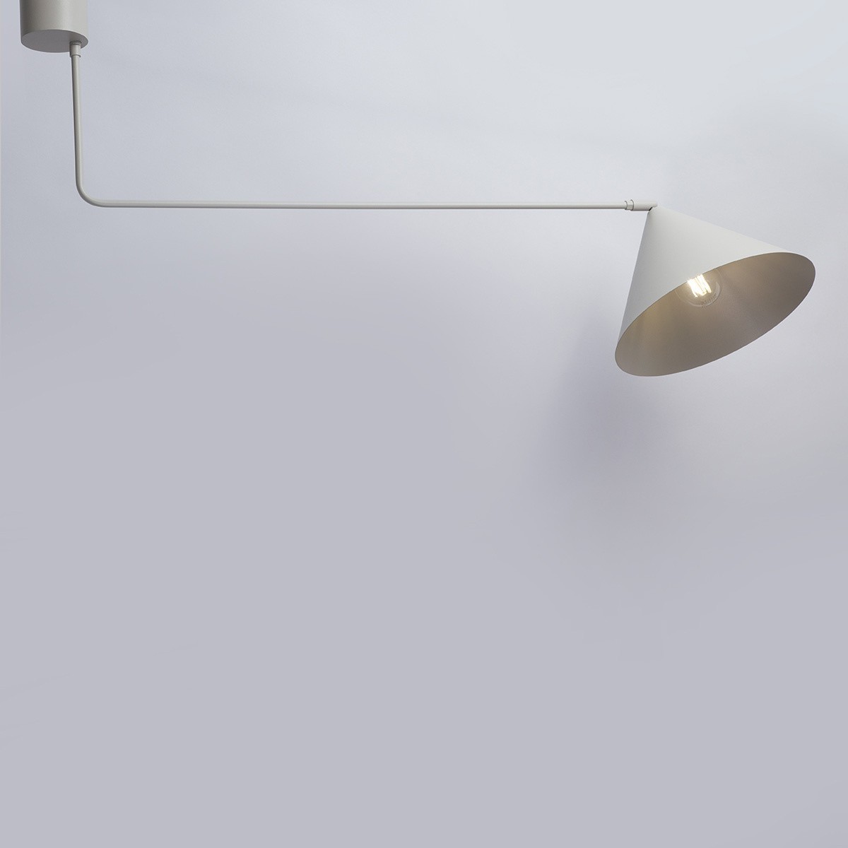 stylowa oprawa Sigma MAGIC plafon 40933 kolor szary beż 1 x E27 15W Led