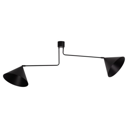 urokliwa oprawa Sigma MAGIC plafon 40930 kolor czarny 2 x E27 15W Led