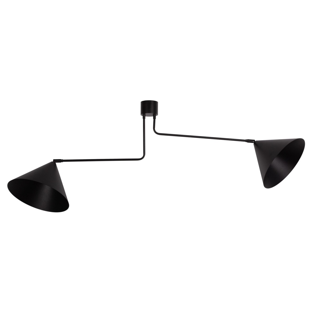 urokliwa oprawa Sigma MAGIC plafon 40930 kolor czarny 2 x E27 15W Led