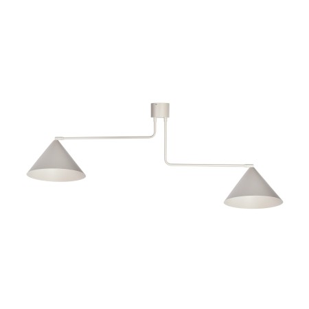 urzekająca oprawa Sigma MAGIC plafon 40934 kolor szary beż 2 x E27 15W Led