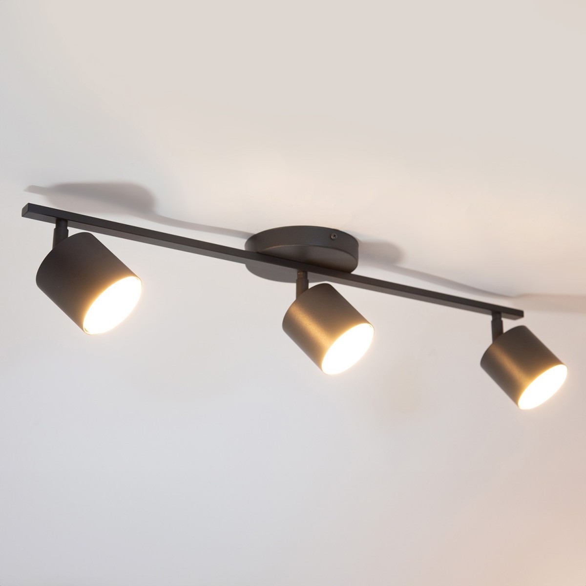 unikalna oprawa Sigma MILA plafon 41342 kolor czarny 3x GX53 12 W LED