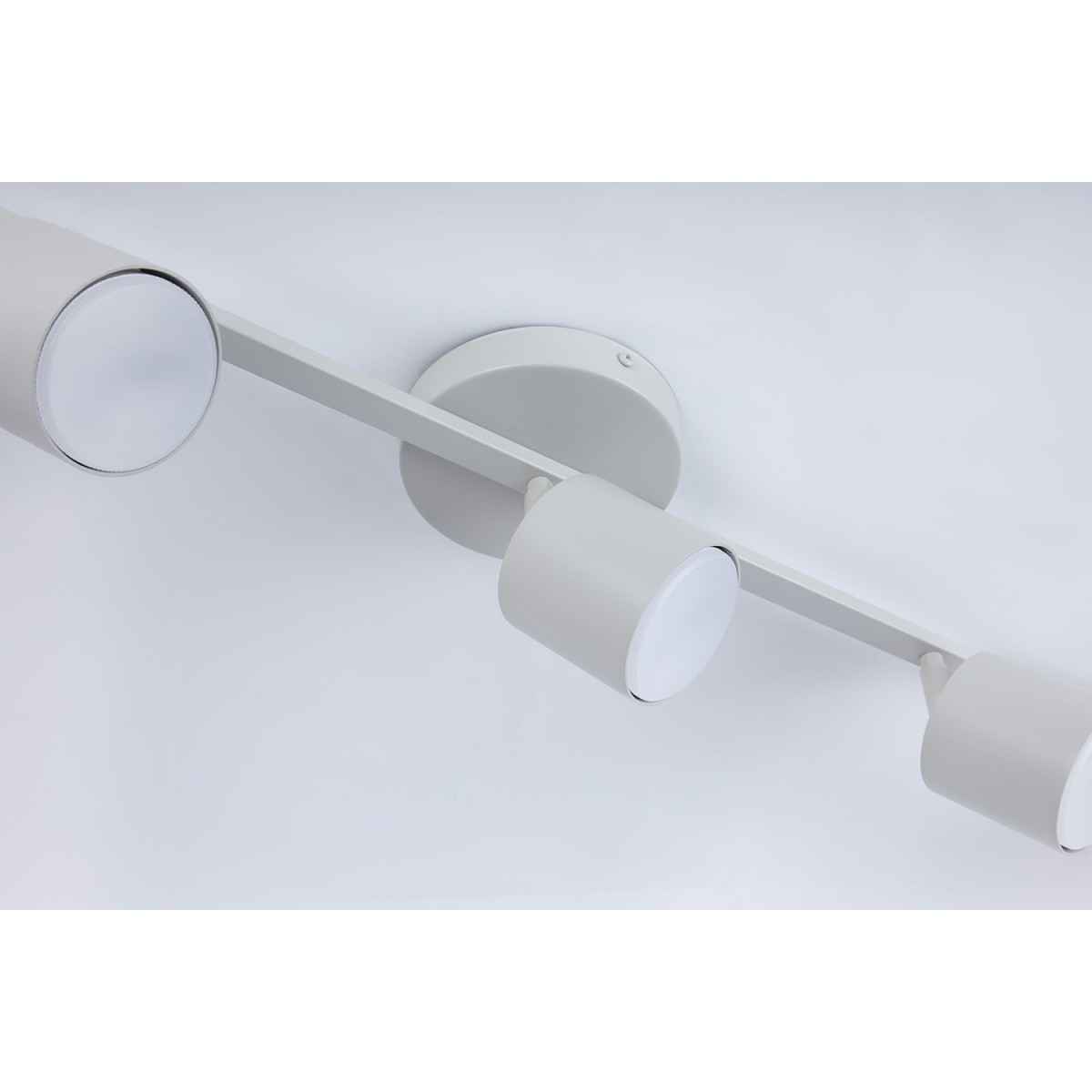 urzekająca oprawa Sigma MILA plafon 41354 kolor szary beż 3x GX53 12 W LED