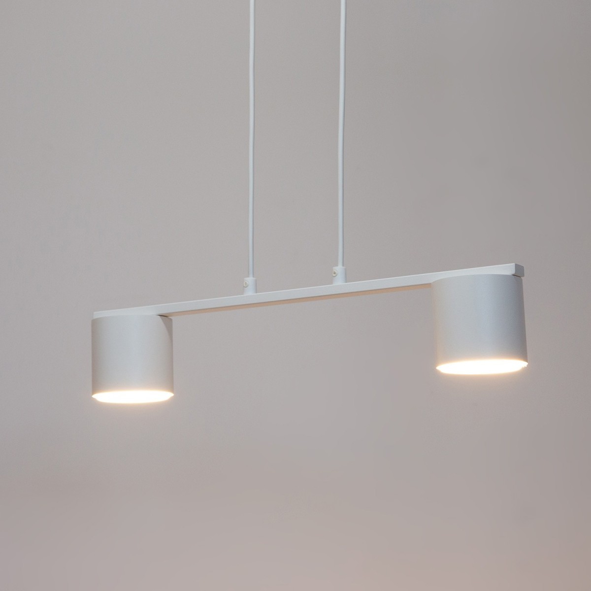 wdzięczna oprawa Sigma MILA lampa wisząca 41349 kolor biały 2x GX53 12 W LED