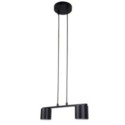 wytworna oprawa Sigma MILA lampa wisząca 41343 kolor czarny 2x GX53 12 W LED