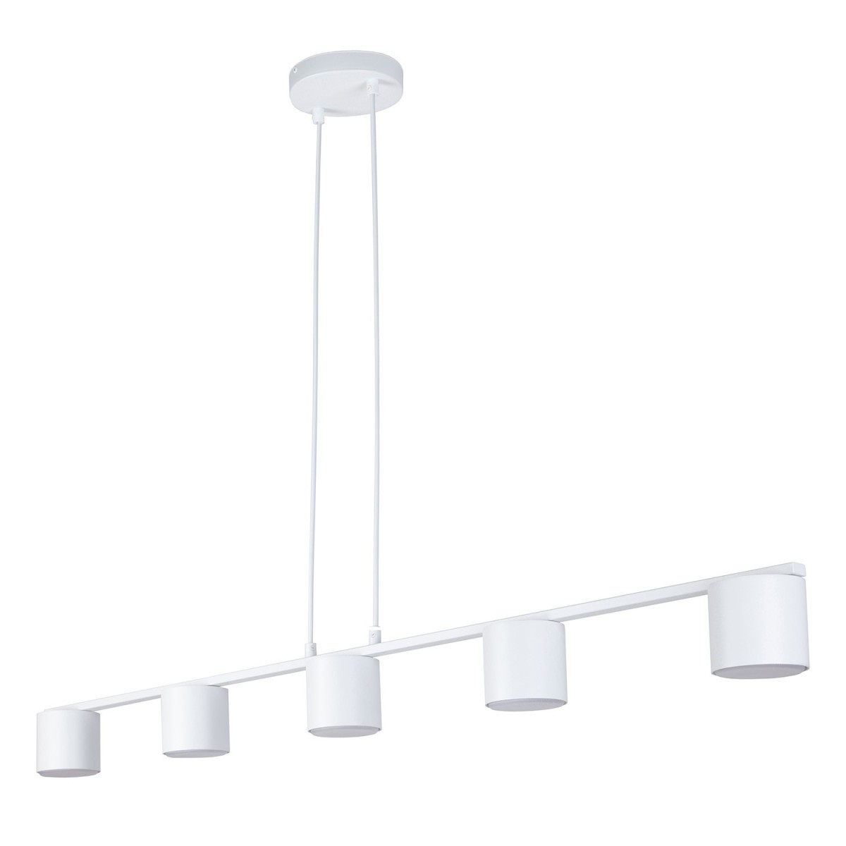 efektowna oprawa Sigma MILA lampa wisząca 41351 kolor biały 5x GX53 12 W LED