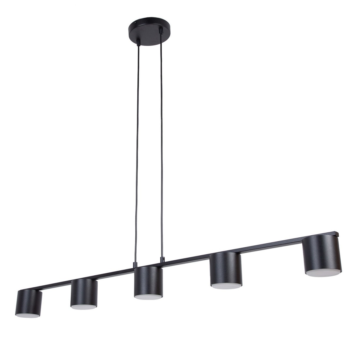 efektowna oprawa Sigma MILA lampa wisząca 41345 kolor czarny 5x GX53 12 W LED