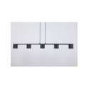 efektowna oprawa Sigma MILA lampa wisząca 41345 kolor czarny 5x GX53 12 W LED