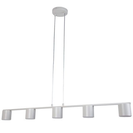 elegancka oprawa Sigma MILA lampa wisząca 41357 kolor szary beż 5x GX53 12 W LED