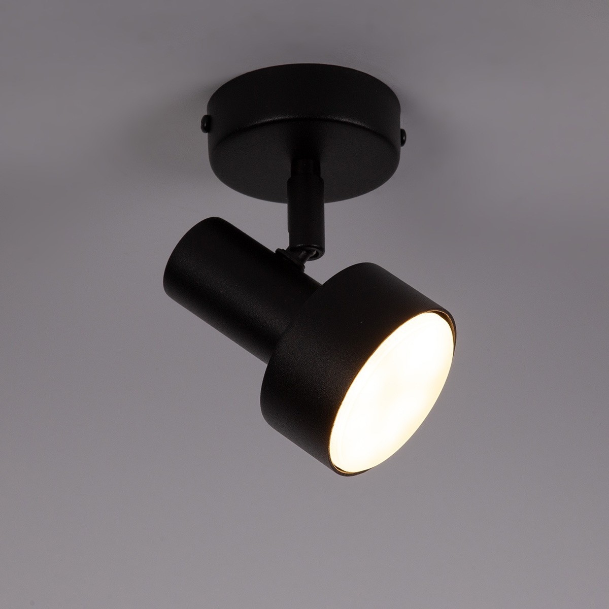 olśniewająca oprawa Sigma MONA plafon 40897 kolor czarny 1xGX5312w led