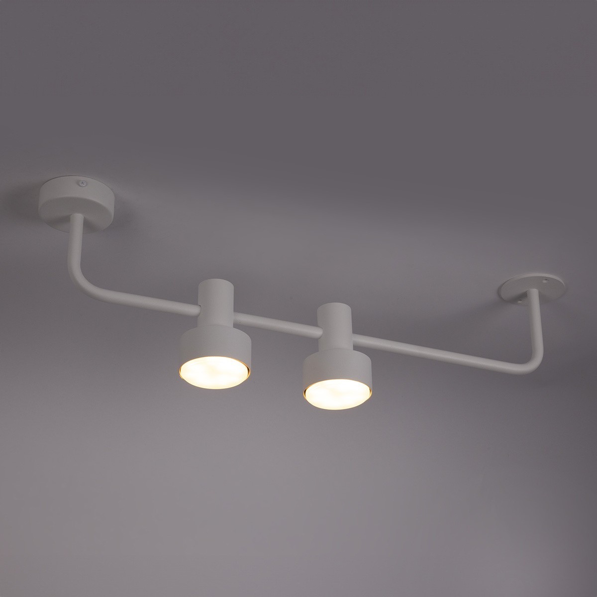 pełna wdzięku oprawa Sigma MONA plafon 40988 kolor biały 2XGX5312w led