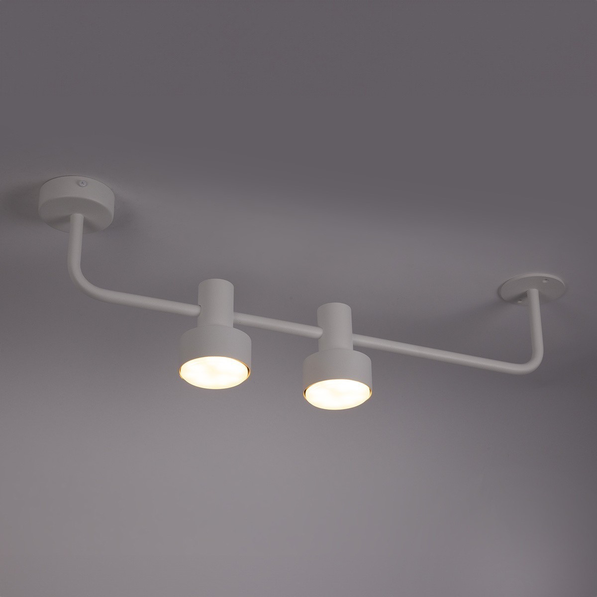 pełna wdzięku oprawa Sigma MONA plafon 40988 kolor biały 2XGX5312w led