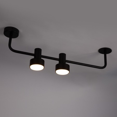 przyjemna dla oka oprawa Sigma MONA plafon 40900 kolor czarny 2XGX5312w led