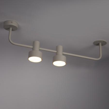 schludna oprawa Sigma MONA plafon 40905 kolor szary beż 2XGX5312w led
