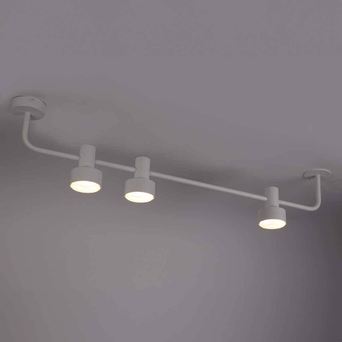 stylowa oprawa Sigma MONA plafon 40989 kolor biały 3XGX5312w led