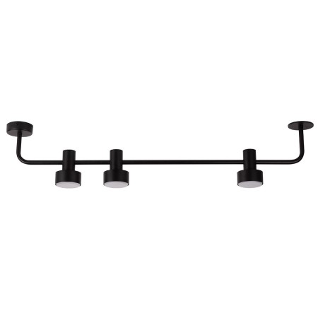 stylowa oprawa Sigma MONA plafon 40901 kolor czarny 3XGX5312w led