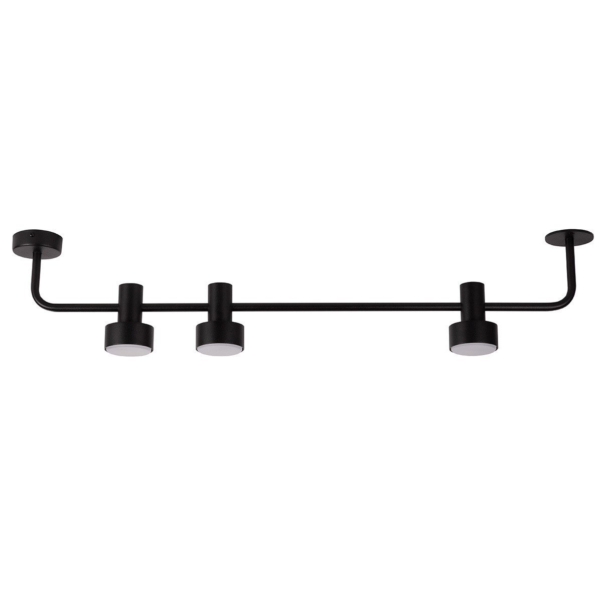 stylowa oprawa Sigma MONA plafon 40901 kolor czarny 3XGX5312w led