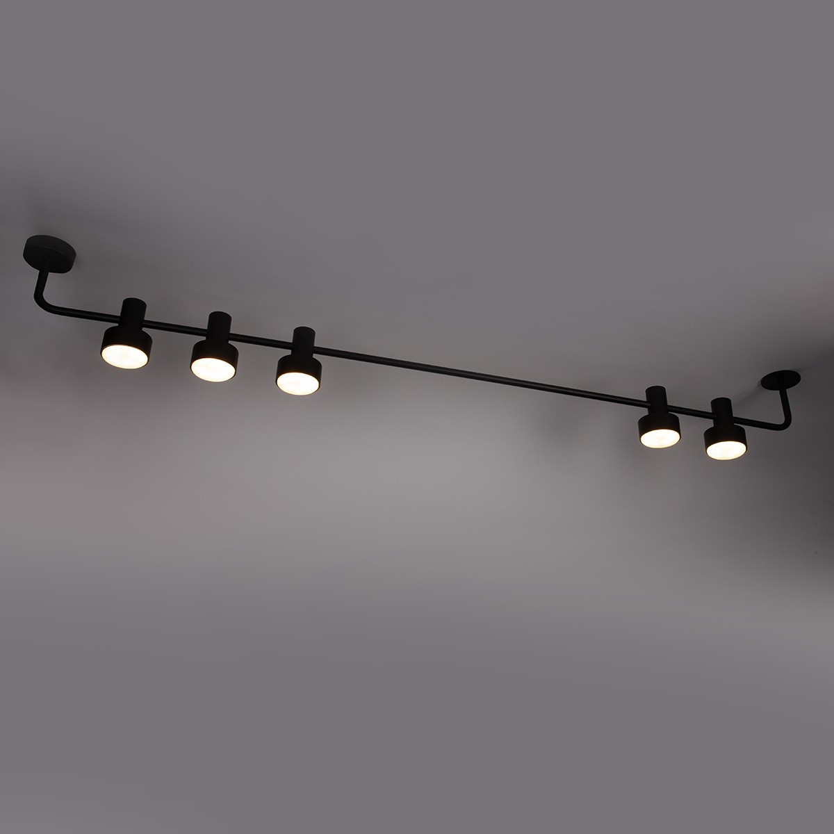 urokliwa oprawa Sigma MONA plafon 40983 kolor czarny 5XGX5312w led