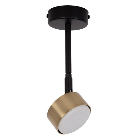 delikatna oprawa Sigma NEMO plafon 41085 kolor czarny-złoty szczotkowany 1xGX5312w led