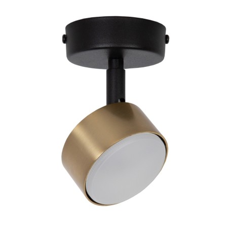 elegancka oprawa Sigma NEMO plafon 41084 kolor czarny-złoty szczotkowany 1xGX5312w led