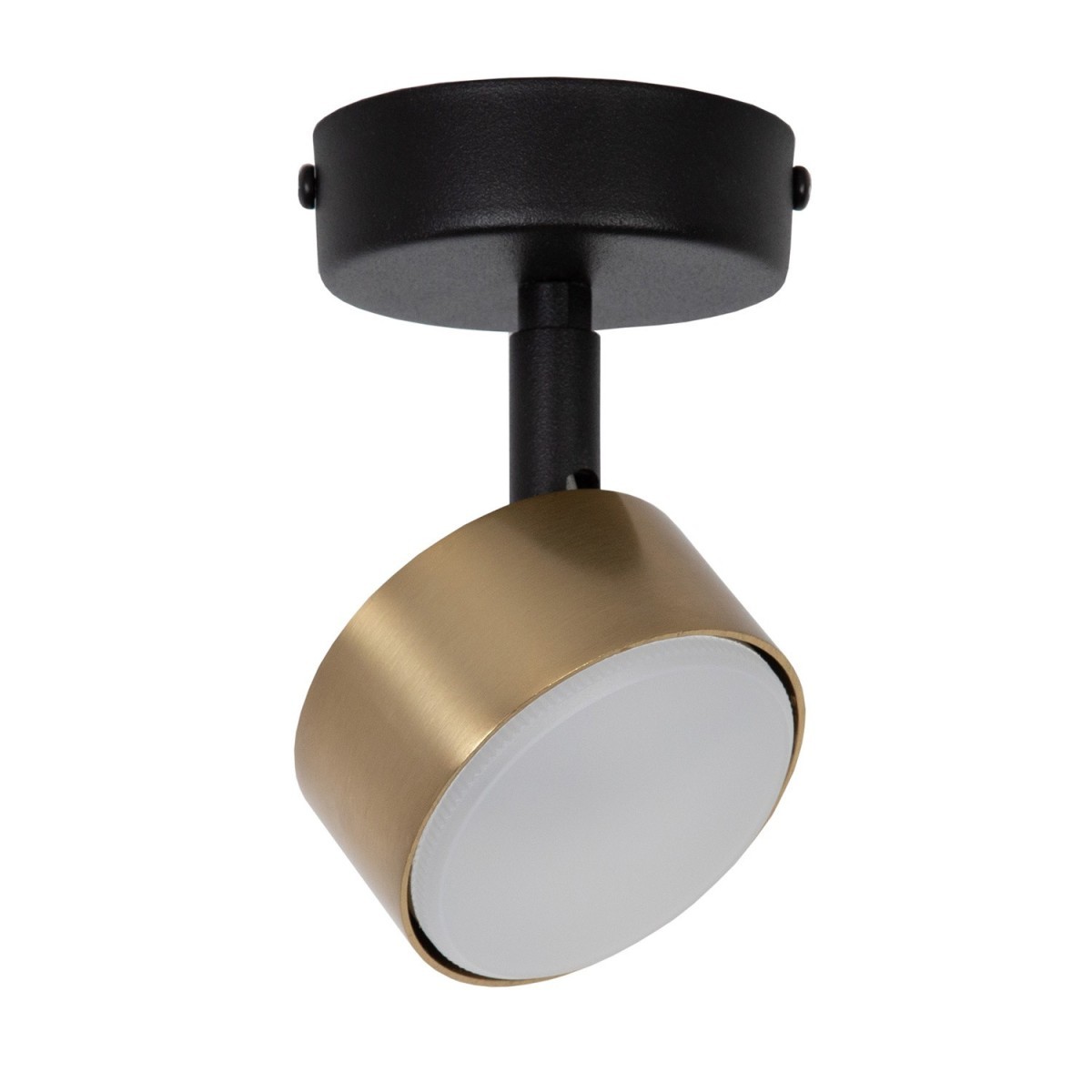 elegancka oprawa Sigma NEMO plafon 41084 kolor czarny-złoty szczotkowany 1xGX5312w led