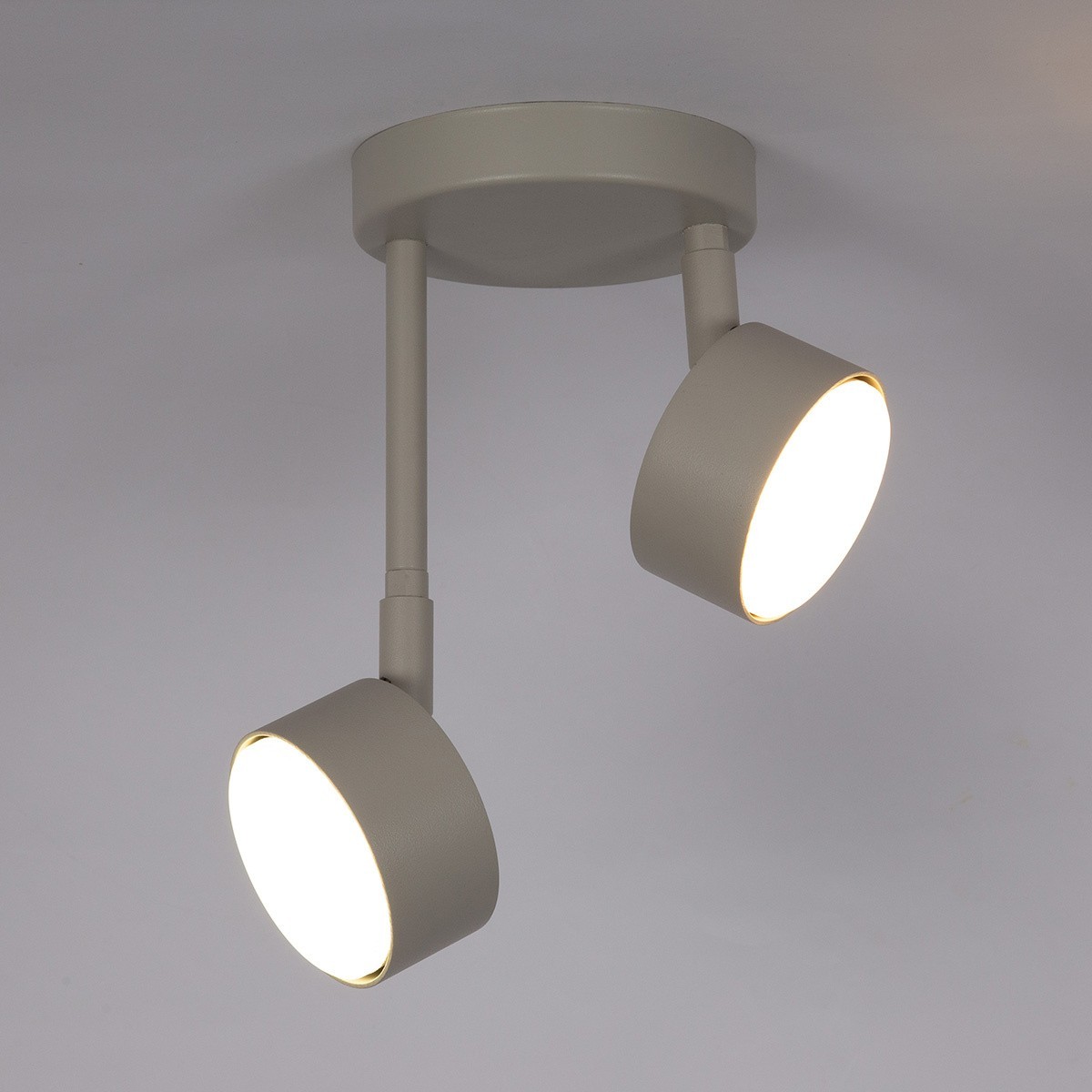 imponująca oprawa Sigma NEMO plafon 40889 kolor szary beż 2XGX5312w led