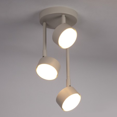 olśniewająca oprawa Sigma NEMO plafon 40890 kolor szary beż 3XGX5312w led