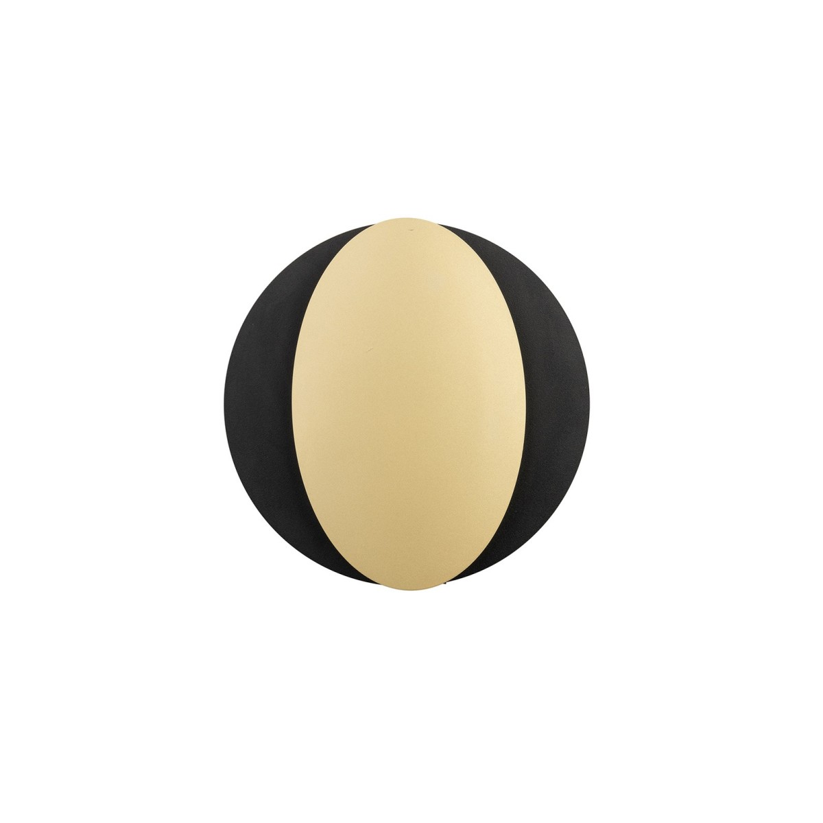 gustowna oprawa Sigma OVO kinkiet 40871 kolor czarny-złoty 2xG9 12W LED