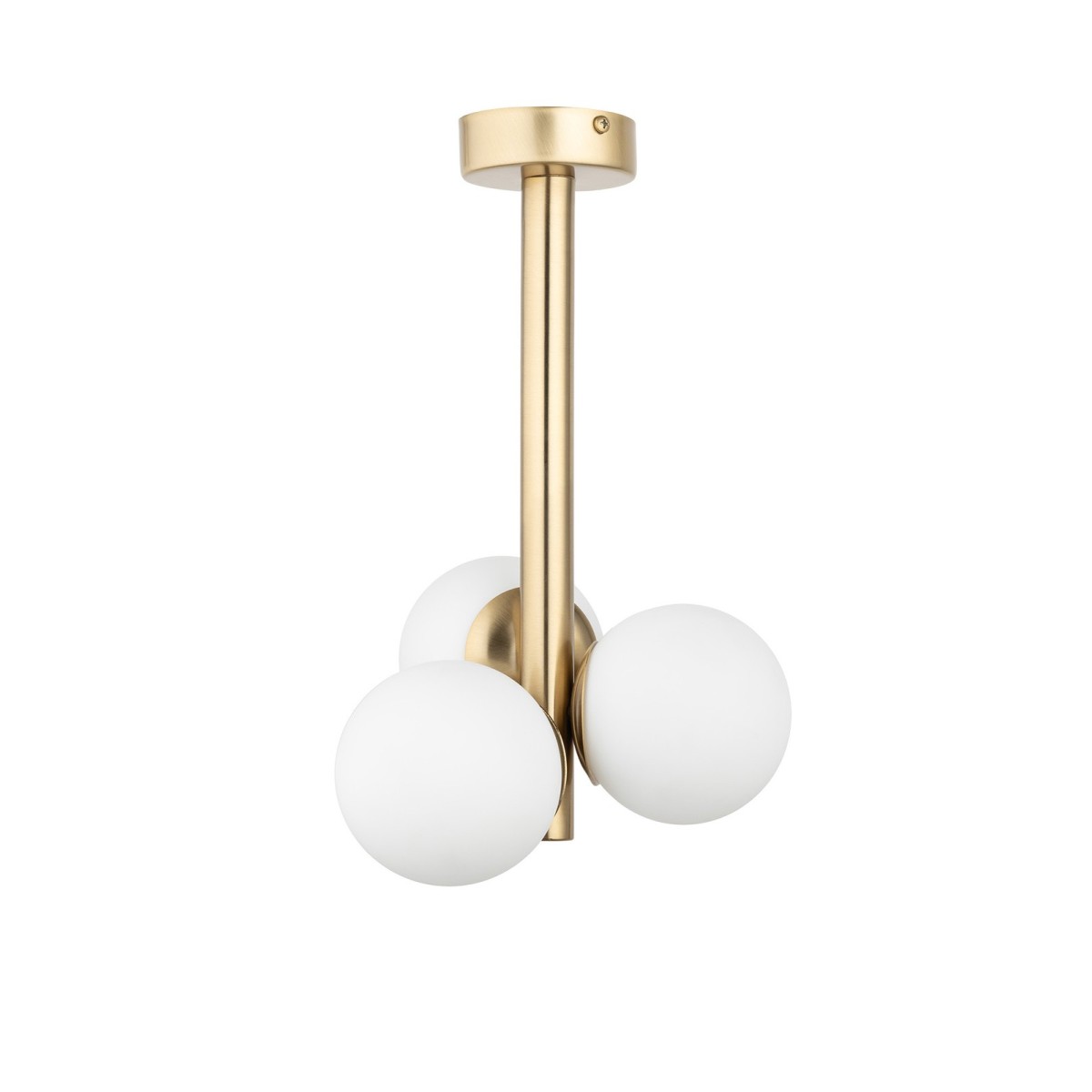 stylowa oprawa Sigma PERLA LUX plafon 40776 kolor złoty satynowy 3 x G9 12W led