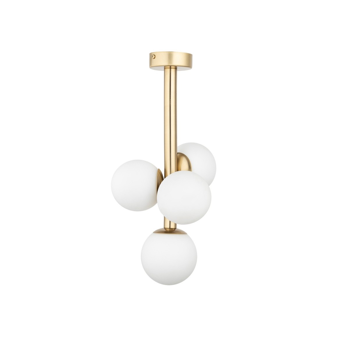 stylowa oprawa Sigma PERLA LUX plafon 40777 kolor złoty satynowy 4 x G9 12W led