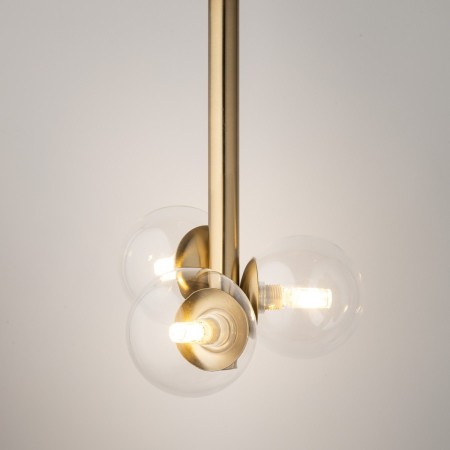 wytworna oprawa Sigma PERLA LUX plafon 40852 kolor złoty satynowy 3 x G9 12W led