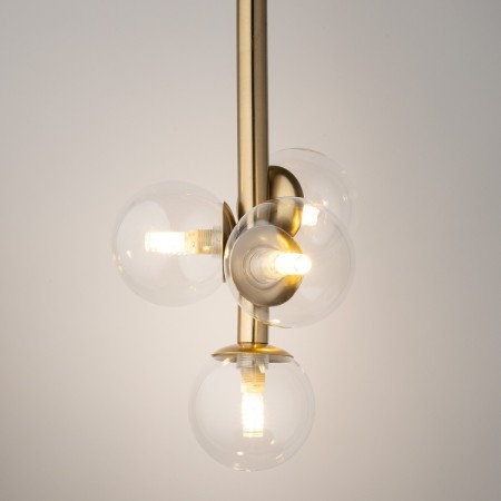 zachwycająca oprawa Sigma PERLA LUX plafon 40853 kolor złoty satynowy 4 x G9 12W led