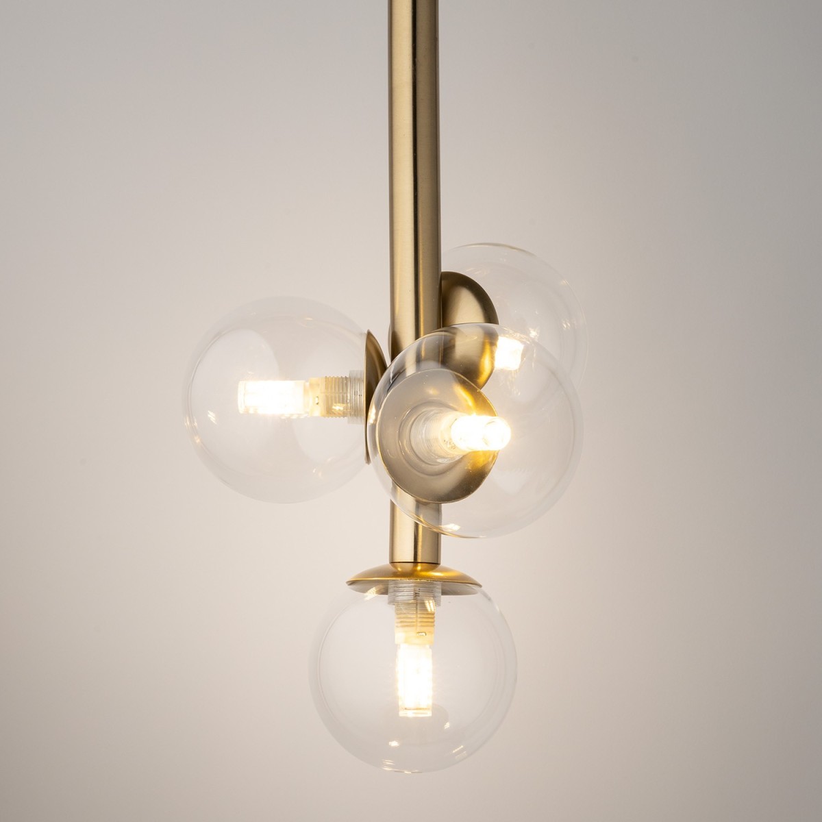 zachwycająca oprawa Sigma PERLA LUX plafon 40853 kolor złoty satynowy 4 x G9 12W led